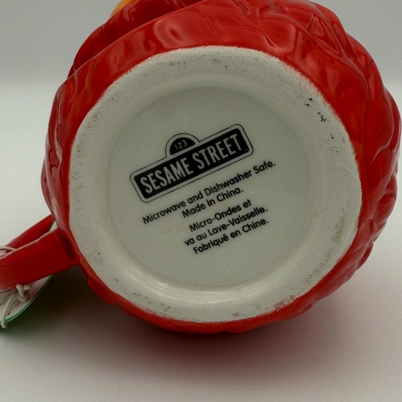 Elmo Mug Coffee Cup Sesame Street 3D Lg Handle With tag - Picture 4 of 5